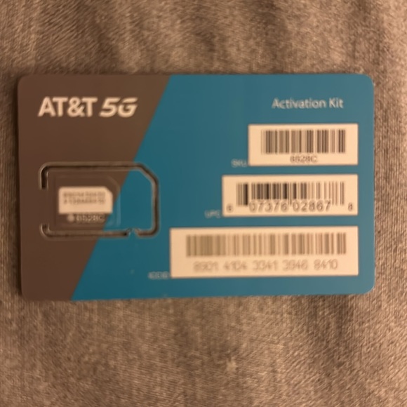AT&T sim card. Surprisingly hard to get and expensive if you go to att. - Picture 2 of 5